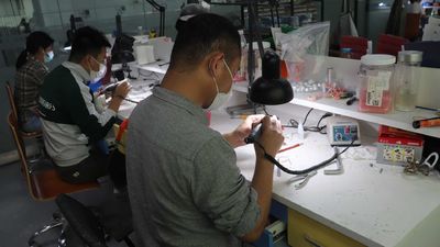 Standard Dental Lab Co., Limited üreticinin üretim hattı