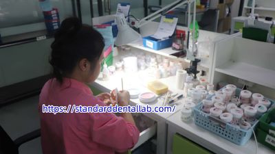 Standard Dental Lab Co., Limited üreticinin üretim hattı