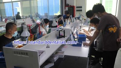 Standard Dental Lab Co., Limited üreticinin üretim hattı
