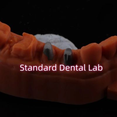 Metal Post Core Crown CAD CAM Porselen / Zirkonya Dolu Zirkonya Bruxier Taçları