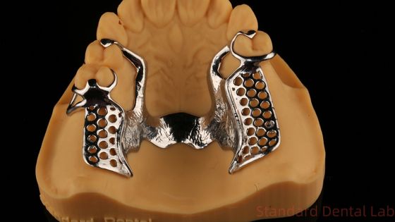 Metal Alaşımları Kısmi Kobalt Chrome Diş Dişleri Ivoclar Scheftner Rahat Çin Diş Laboratuvarı