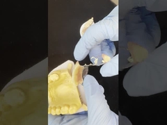 Çok iyi çıkartmalar ile özelleştirilebilir Kobalt Chrome dökme çerçeve