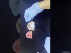 Çok iyi çıkartmalar ile özelleştirilebilir Kobalt Chrome dökme çerçeve